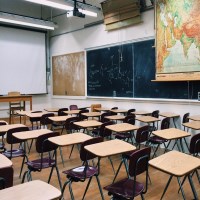 classroom and blackboard3